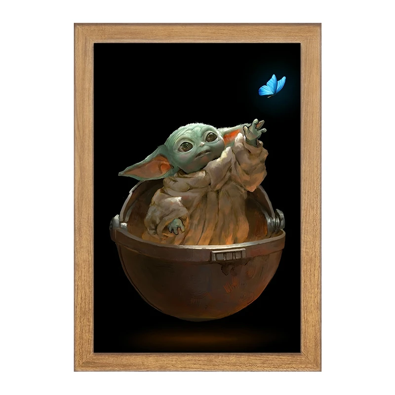 تابلو خندالو مدل بیبی یودا کد F3373