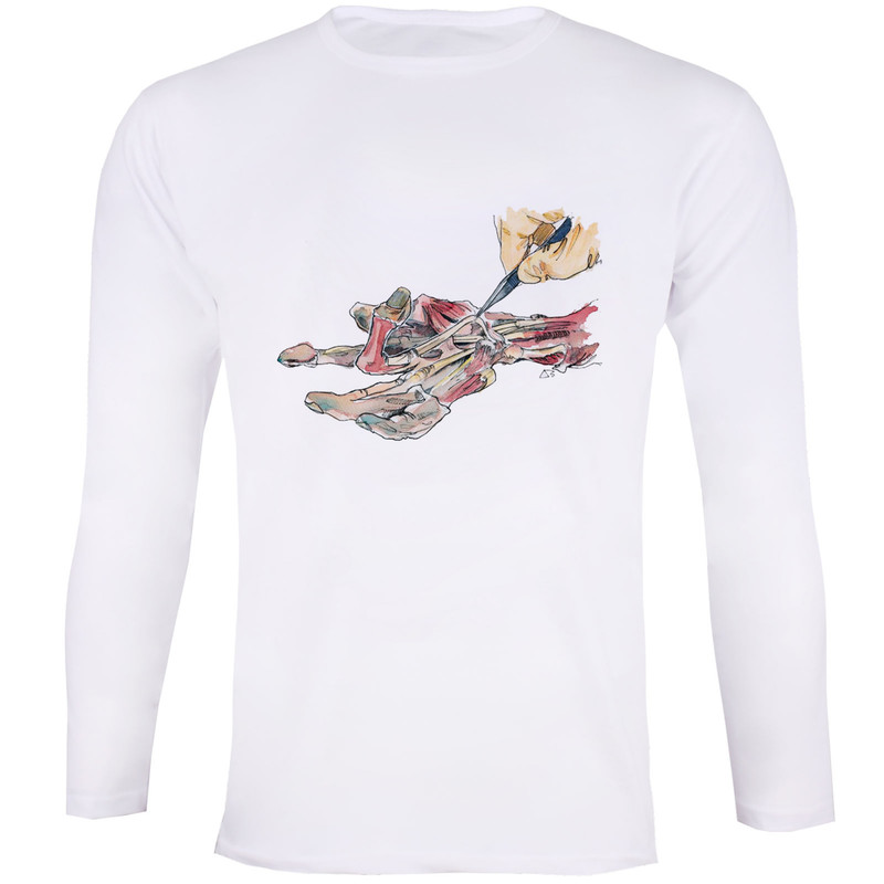 تیشرت آستین بلند مردانه مدل اتاق عمل 005