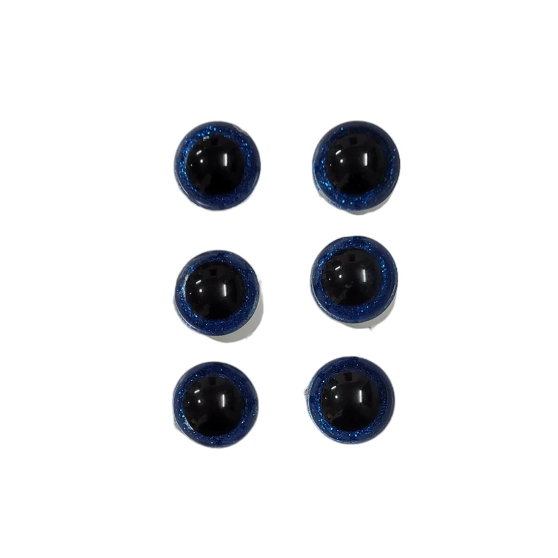 ملزومات عروسک سازی مدل چشم اکلیلی واشر دار کد Abi1706 بسته 6 عددی 