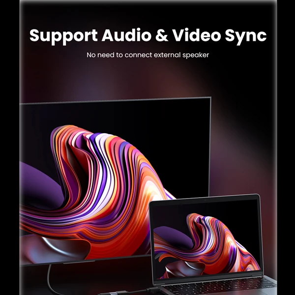 عکس شماره 8 : مبدل افزایش طول hdmi یوگرین مدل hd159-90592