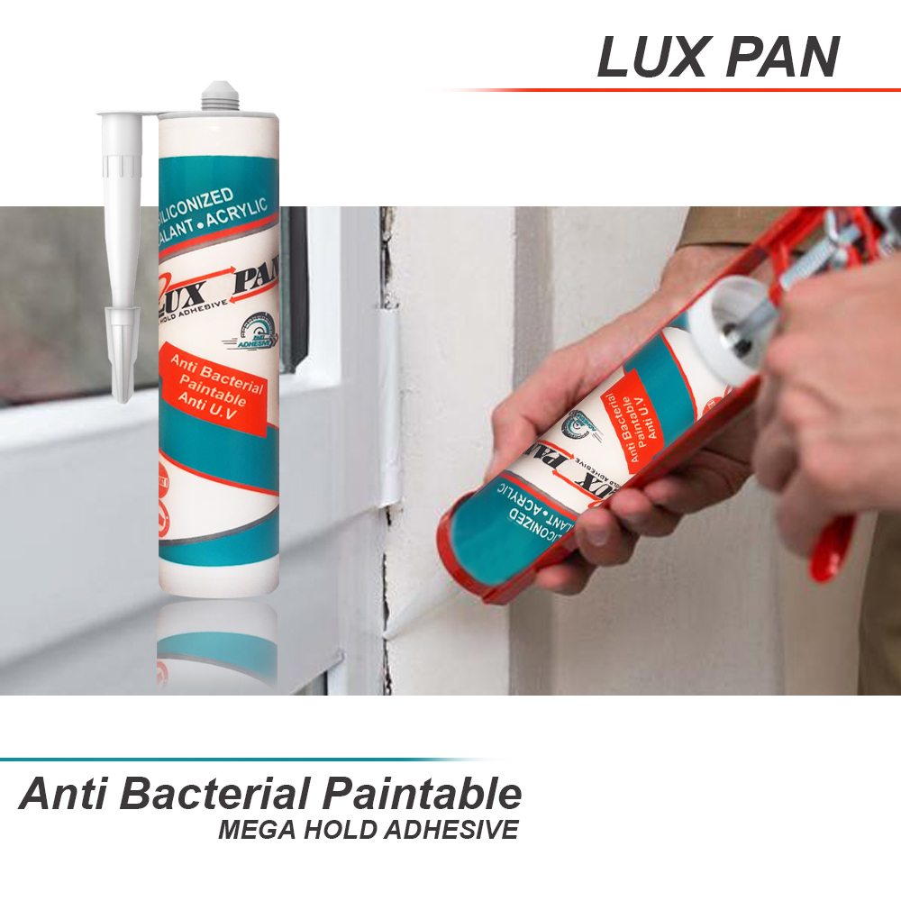 چسب ماستیک لوکس پن مدل silicone-mastic حجم 480 میلی لیتر مجموعه 3 عددی