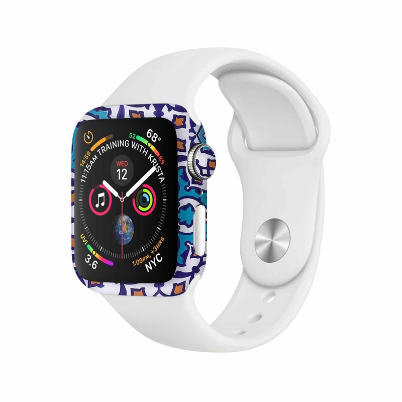 برچسب ماهوت طرح Homa_Tile مناسب برای اپل واچ Watch 4 44mm