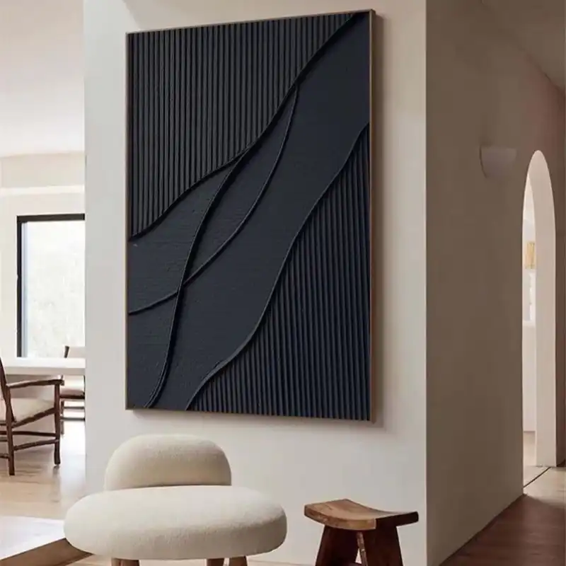 تابلو نقاشی رنگ برجسته مدل t20