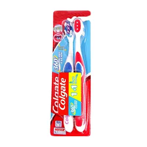 مسواک کلگیت مدل Clean 360 با برس متوسط بسته 2 عددی