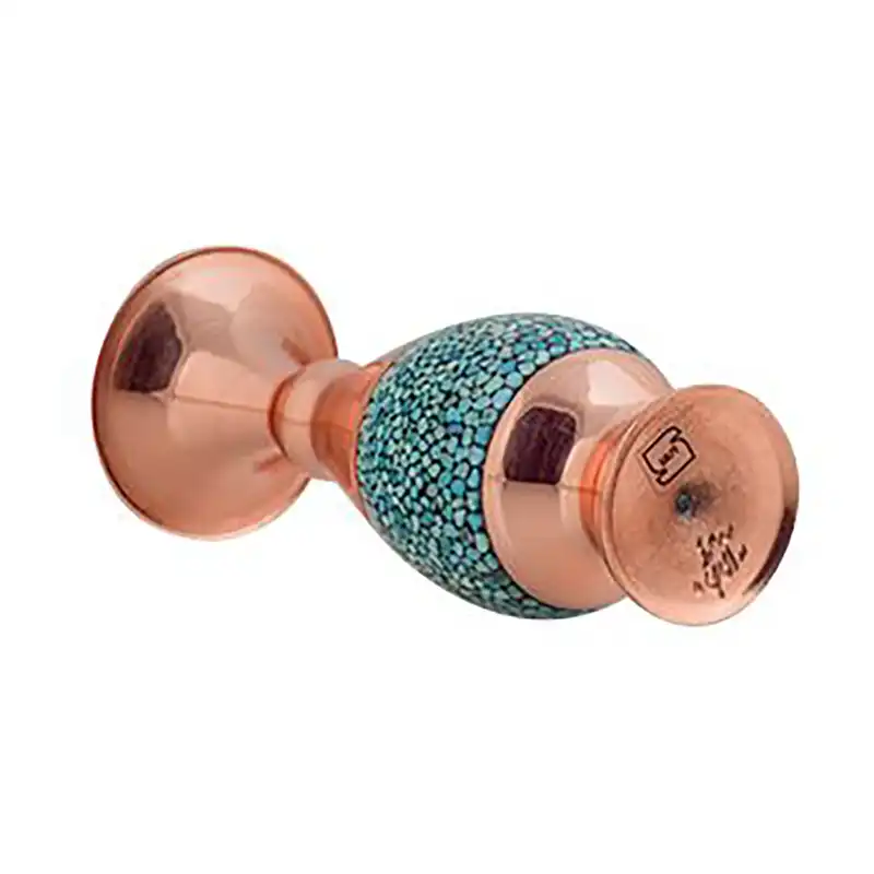 گلدان فیروزه کوبی آقاجانی مدل صراحی کد 16