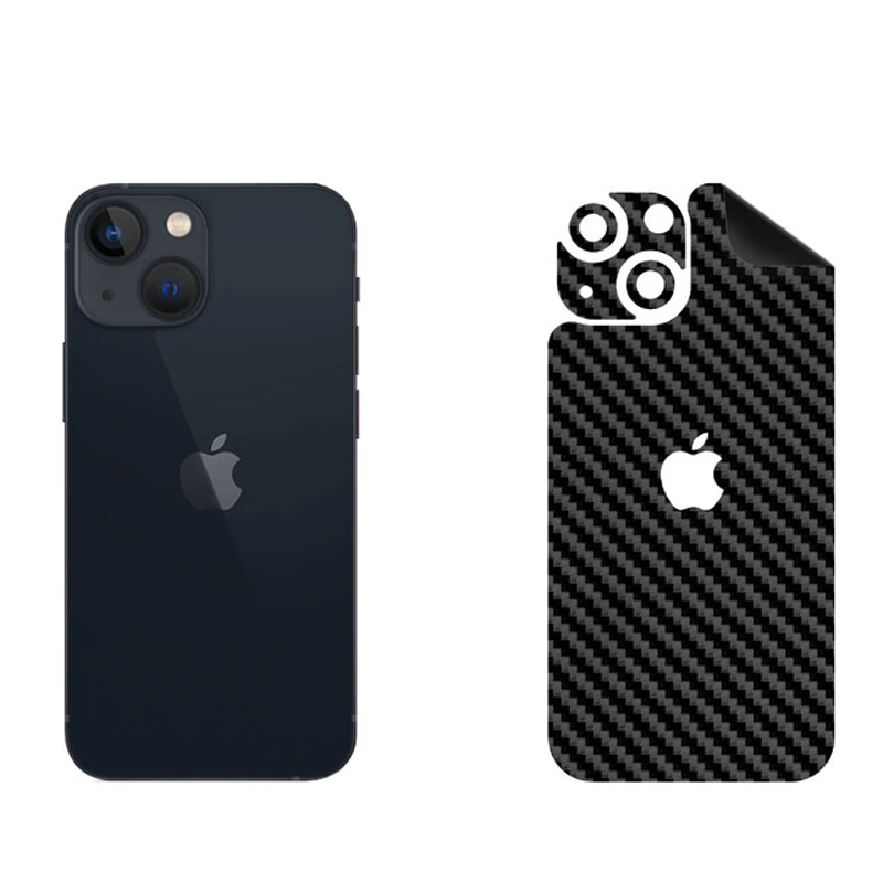 برچسب پوششی بستور مدل BT-Fiber طرح فیبر کربن مناسب برای گوشی موبایل اپل iPhone 13 Mini
