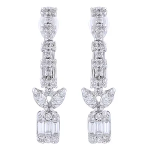 گوشواره طلا 18 عیار زنانه مدل 12314