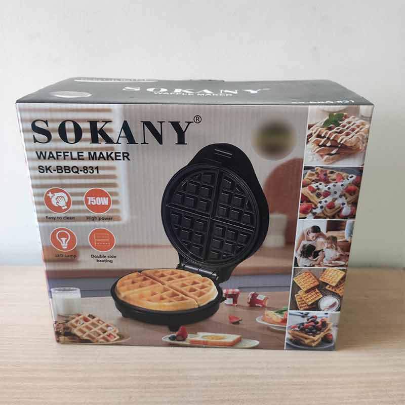 وافل ساز سوکانی مدل SK-BBQ-831 طرح چهار خانه