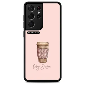 AKAM AMC-WSGS21U-COFFEE-20 Cover For Samsung Galaxy S21 Ultra