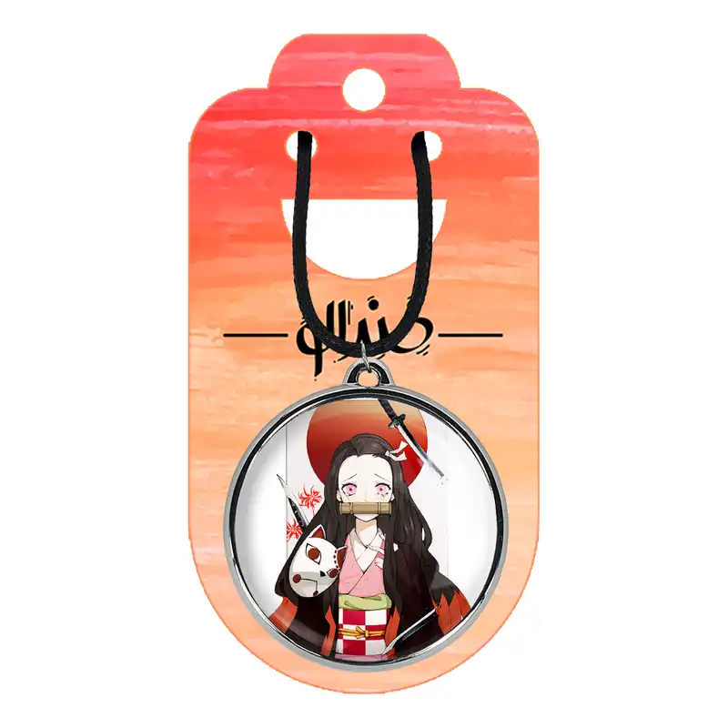 گردنبند خندالو مدل کامادو زنیتسو و کامادو نزوکو انیمه شیطان کش کد 1146811475