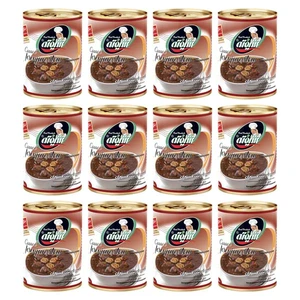 کنسرو خورشت فسنجان با گوشت گیاهی شیفته - 370 گرم بسته 12 عددی