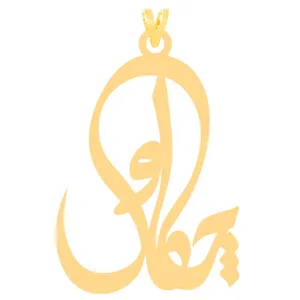 آویز گردنبند طلا 18 عیار زنانه الن نار مدل ELN30808