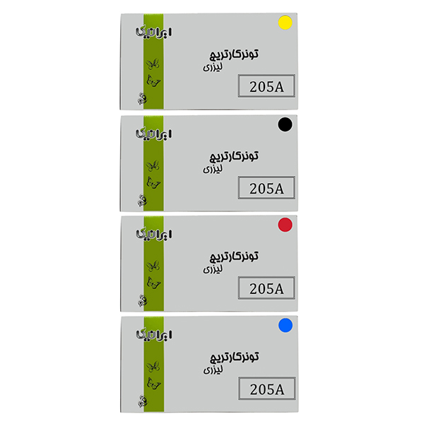 تونر ایرانیکا مدل 205A مجموعه 4 عددی