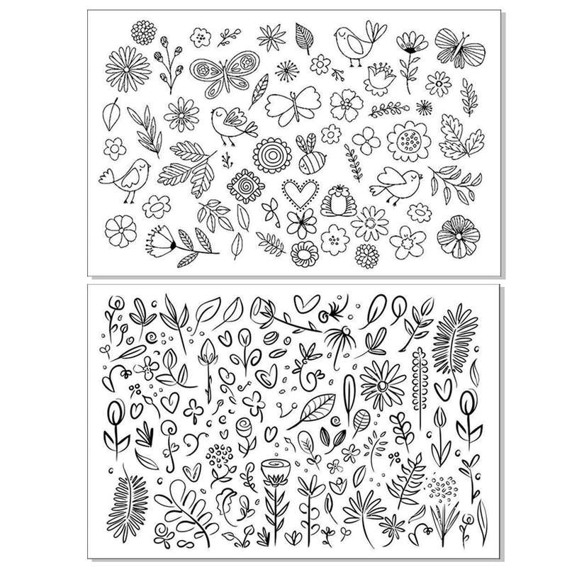 برچسب لنز ناخن کد BLNG6641 مجموعه 2 عددی