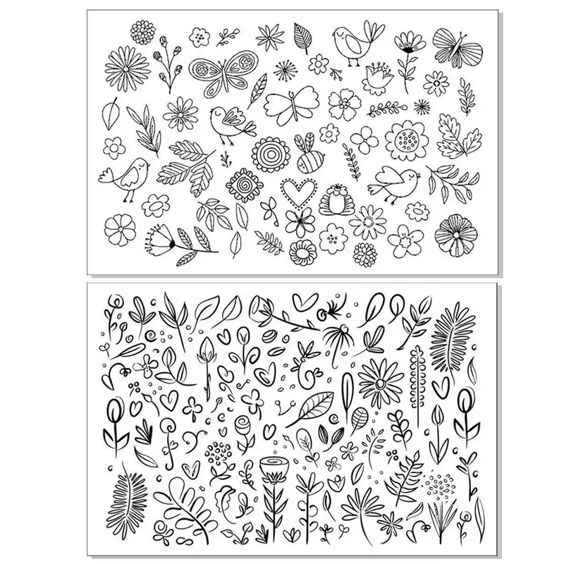 برچسب لنز ناخن کد BLNG6641 مجموعه 2 عددی