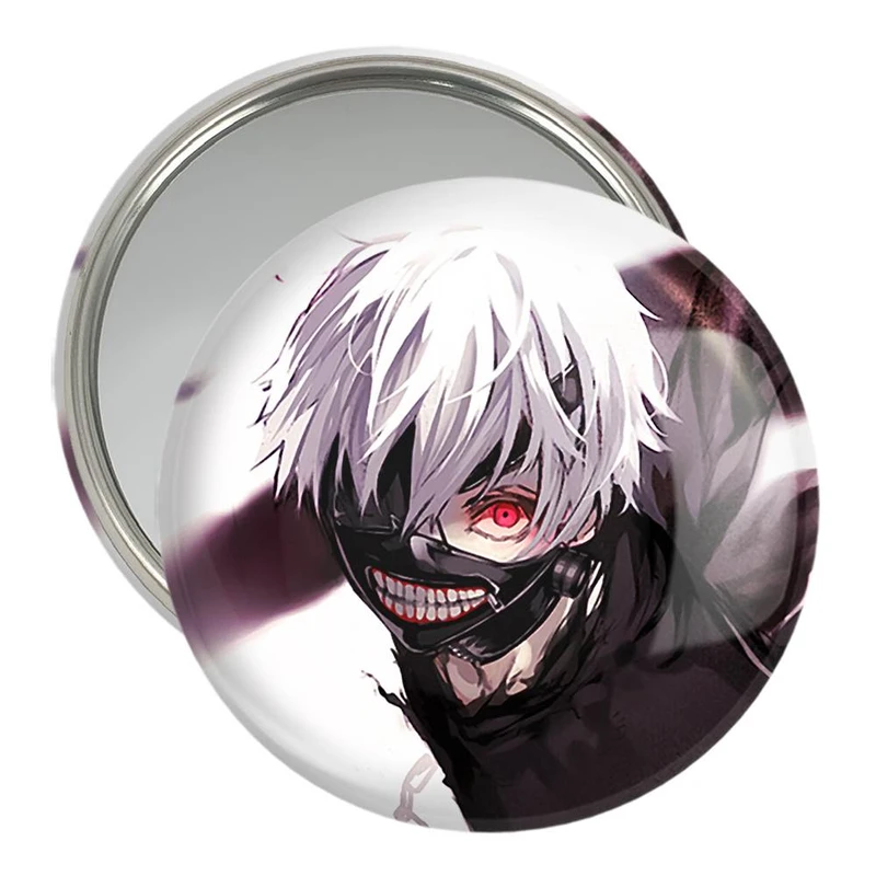 آینه جیبی خندالو مدل کانکی کن انیمه توکیو غول Tokyo Ghoul  کد 11886