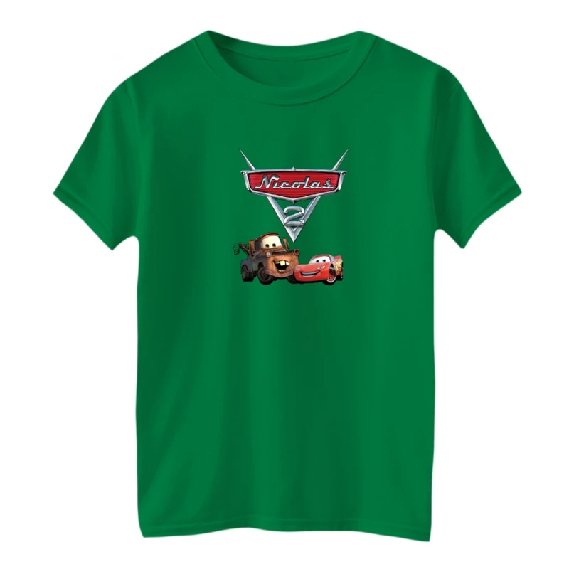 تی شرت آستین کوتاه بچگانه مدل ماشین ها کد01