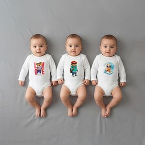 بادی آستین بلند نوزادی نیل کوک مدل Teddy مجموعه 3 عددی