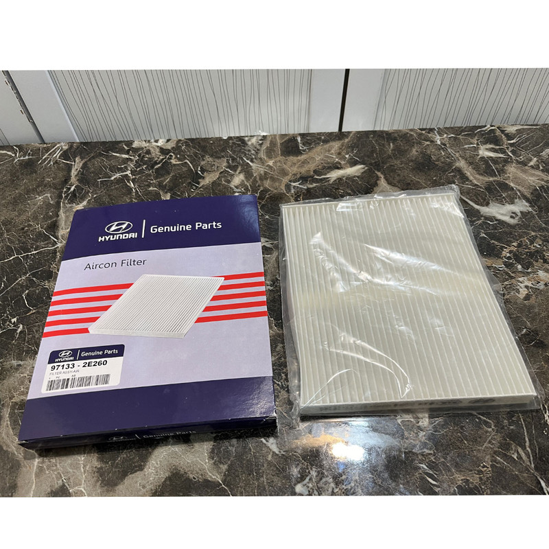 فیلتر کابین هیوندای جنیون پارتز مدل 2E260 مناسب برای سراتو نیو النترا  بسته دو عددی