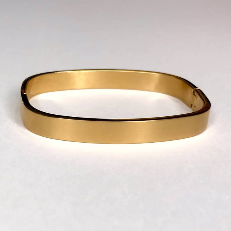 دستبند زنانه مدل مربع مات