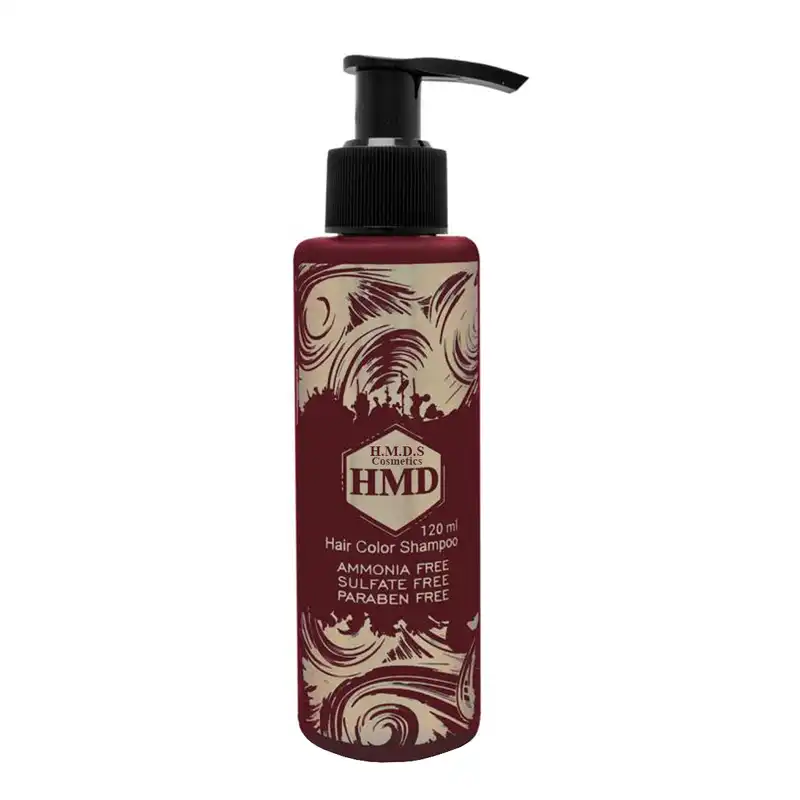 شامپو رنگ مو اچ ام دی اس کازمتیکس شماره 408 حجم 120 میلی لیتر رنگ قرمز آتشین