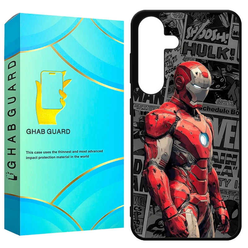 کاور قاب گارد طرح آیرون من مدل GCHPS23F مناسب برای گوشی موبایل سامسونگ Galaxy S23 FE
