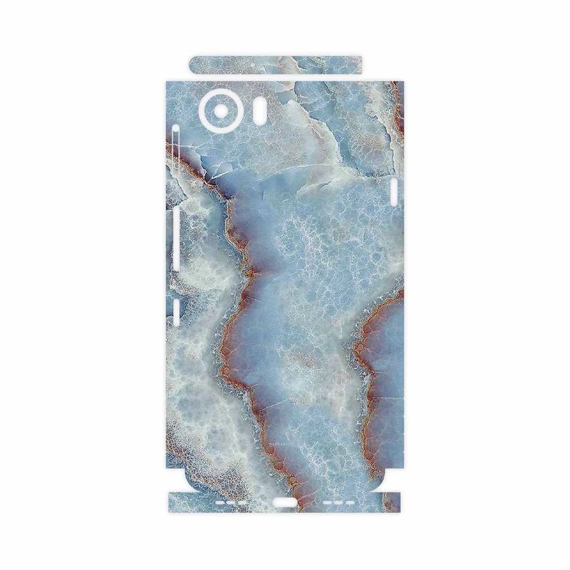 برچسب پوششی ماهوت مدل Blue Ocean Marble-FullSkin مناسب برای گوشی موبایل بلک بری KEYONE