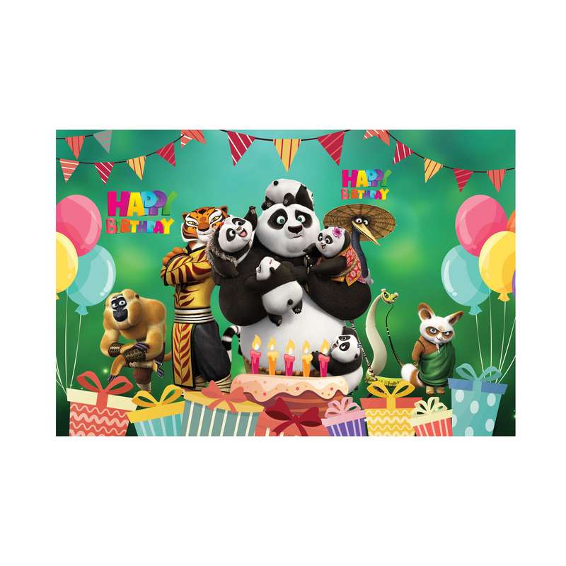 بنر تولد طرح پاندای کونگ فو کار کد B-SED_3406
