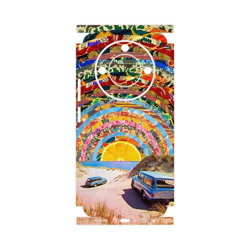 برچسب پوششی ماهوت مدل Collage of Orange Sky-FullSkin مناسب برای گوشی موبایل آنر X9c Smart