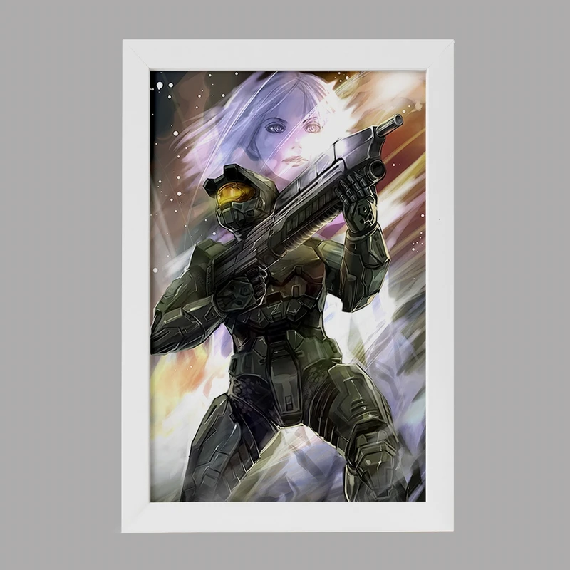 تابلو خندالو مدل بازی هیلو (Halo) کد 31503