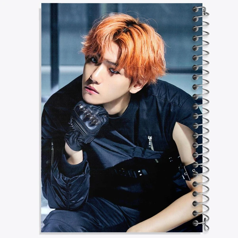 دفتر نقاشی 50 برگ خندالو مدل بکهیون گروه اکسو EXO کد 13623