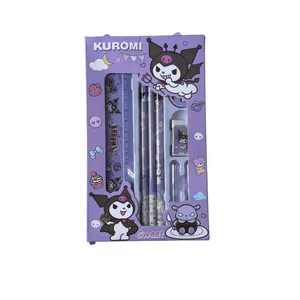 بسته لوازم تحریر مدل کرومی مجموعه ۸ عددی