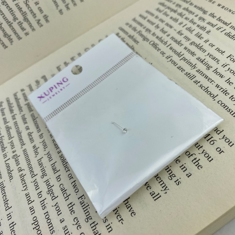 پیرسینگ بینی زنانه ژوپینگ مدل تک نگین کد P4012 پیرسینگ بینی زنانه ژوپینگ مدل تک نگین کد P4012