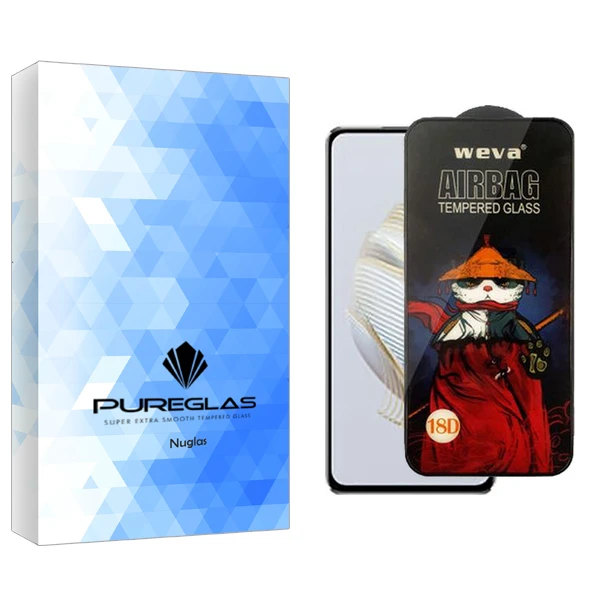 محافظ صفحه نمایش پیور گلس مدل NuGlas Airbag مناسب برای گوشی موبایل هوآوی Nova 10 SE