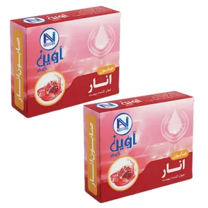  صابون شستشو آوین گوهر مدل انار وزن 75 گرم بسته 2 عددی 