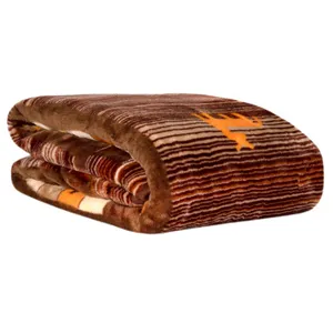 پتو مسافرتی 1 نفر گلبافت مدل مورا چهارفصل طرح دار سایز 220x160 سانتی‌متر