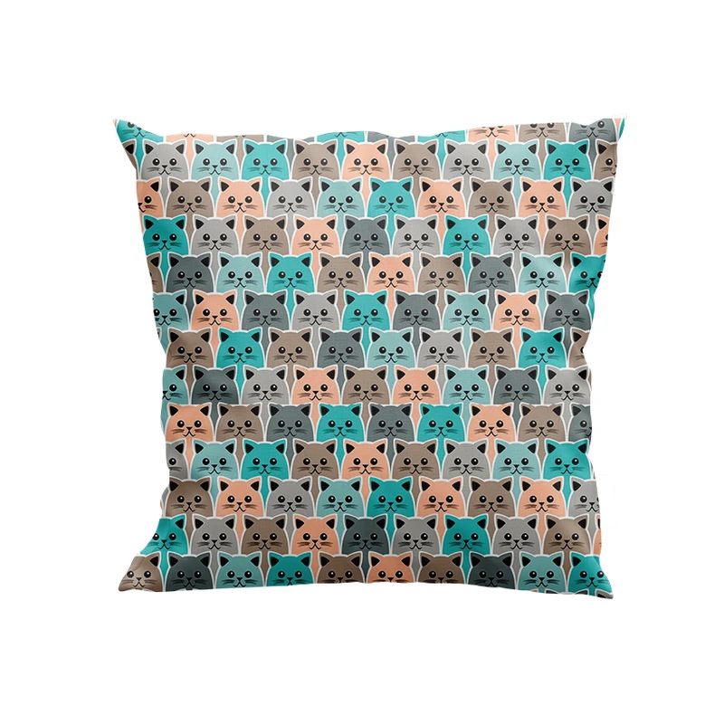 کوسن پاد آفرین مدل گربه ها کد DKK1160