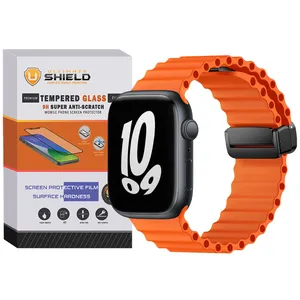 Ultimate Shield Ocean-ORG-UL strap suitable for Apple Watch Series 1/2/3/4/5/6/7/8/9/SE/Ultra/Ultra2 Size 42/44/45/49mm