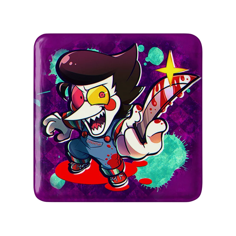 مگنت خندالو طرح بازی آندرتیل (Undertale) مدل مربعی کد 31774