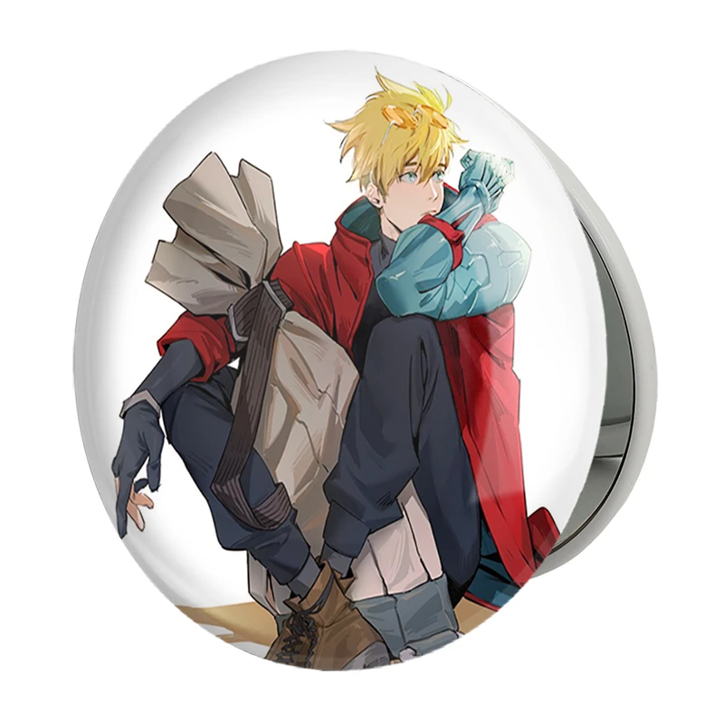 آینه جیبی خندالو طرح وش انیمه تریگان (Trigun) مدل تاشو کد 36223