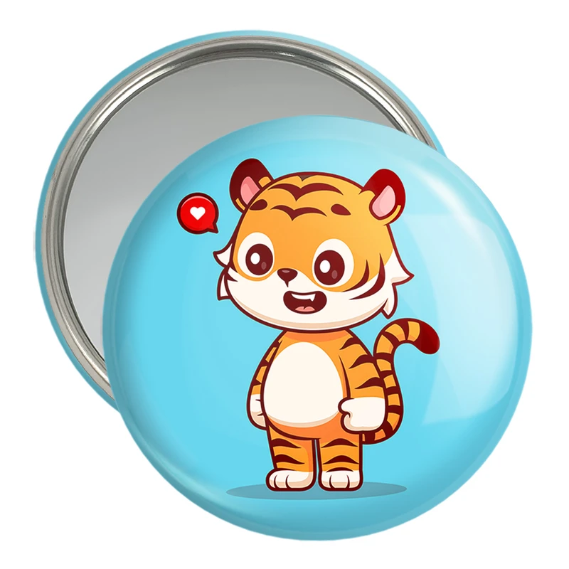 آینه جیبی خندالو مدل حیوانات بامزه ببر کد 29706