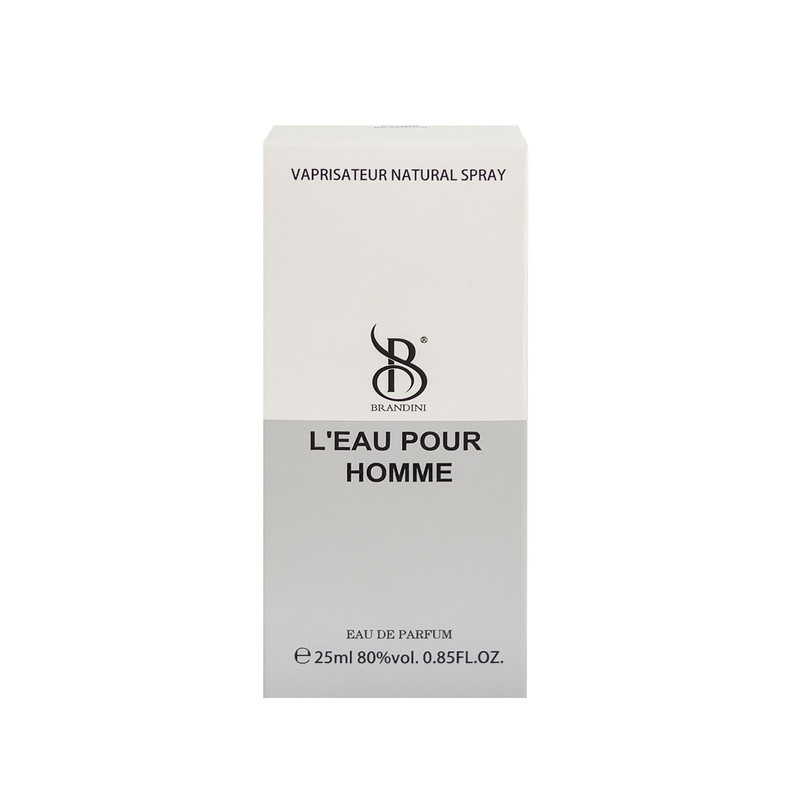 عطر جیبی مردانه برندینی مدل Leau حجم 25 میلی لیتر
