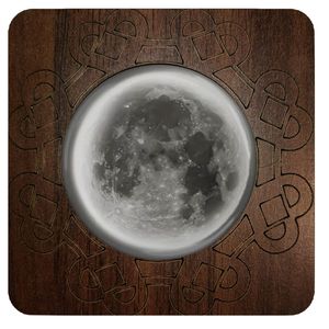 آینه آرایشی جیبی مدل کره ماه کد 1138
