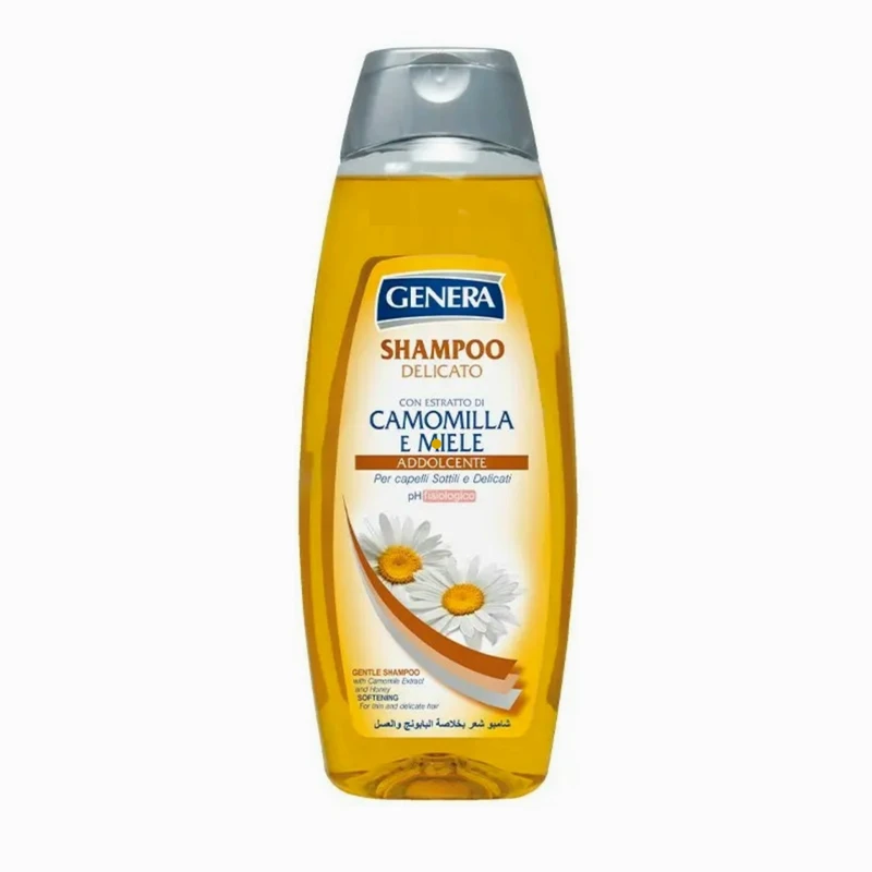 شامپو مو روزانه جنرا مدل Honey and Camomillia مناسب برای انواع مو حجم 1000 میلی لیتر