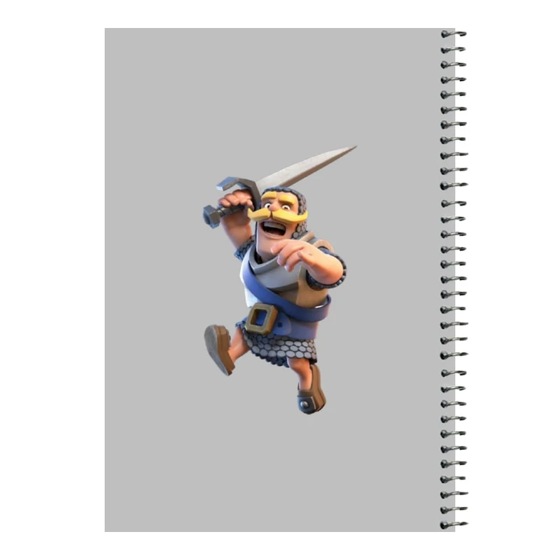 دفتر مشق 80 برگ اس جی مدل کلش رویال کد 18