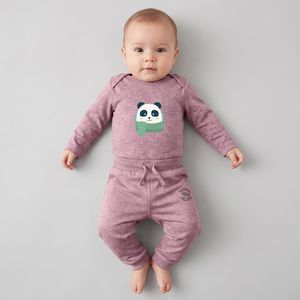 ست بادی و شلوار نوزادی نیل کوک مدل Happy Panda