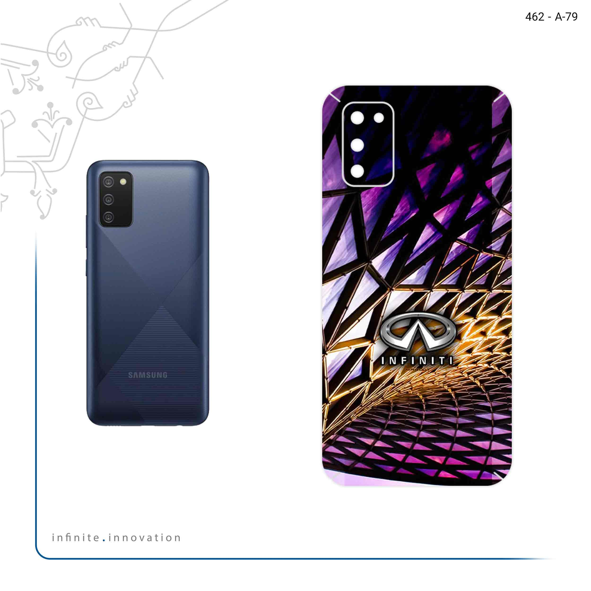 برچسب پوششی ماهوت مدل infinity مناسب برای گوشی موبایل سامسونگ Galaxy A02S