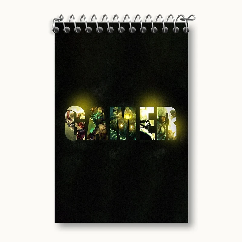 دفتر یادداشت 50 برگ خندالو مدل Gamer کد F2412