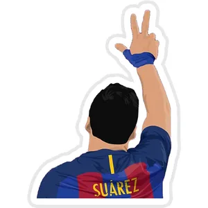 استیکر لپ تاپ طرح Luis Suárez کد ST1173