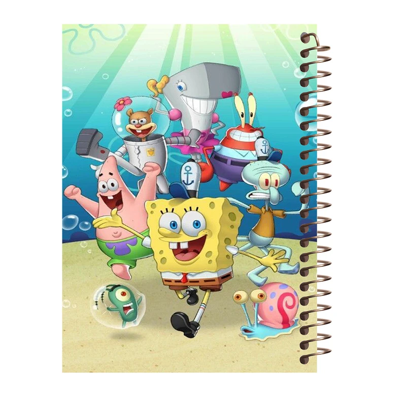 دفتر مشق 100 برگ طرح باب اسفنجی کد H361